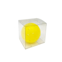 Customized logo cube gift vinyl clear pvc plastic box